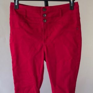 Refuge Red Skinny Jeggings